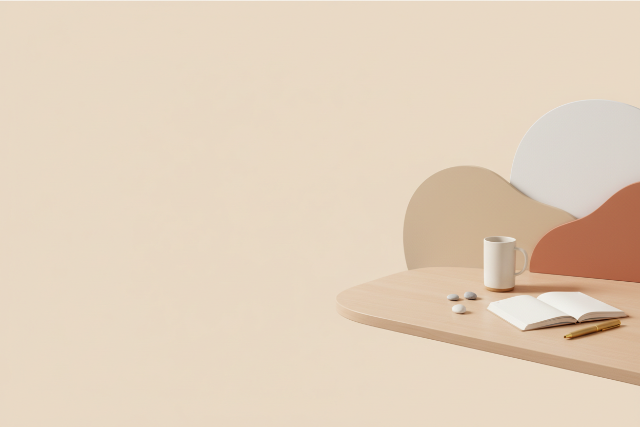 Hero banner - neutralna kolorystyka